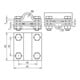DEHN Kreuzstück NIRO f.Rd 8-10/16mm KS8.1016FL30ZPV4A
