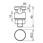 DEHN KS-Connecteur NIRO pour Rd 6-10mm KSV 6.10 FER V2A-4