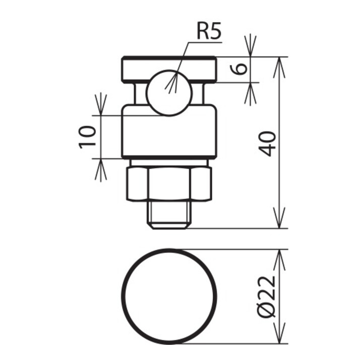 DEHN KS-Connecteur NIRO pour Rd 6-10mm KSV 6.10 FER V2A