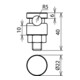 DEHN KS-Connecteur NIRO pour Rd 7-10mm KSV 6.10 V2A