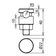 DEHN KS-Connecteur NIRO pour Rd 7-10mm KSV 6.10 V2A-5