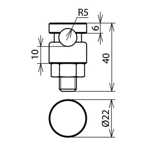 DEHN KS-Verbinder NIRO f. Rd 7-10mm KSV 6.10 V2A