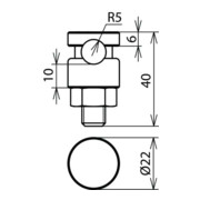DEHN KS-Verbinder NIRO f. Rd 7-10mm KSV 6.10 V2A-3