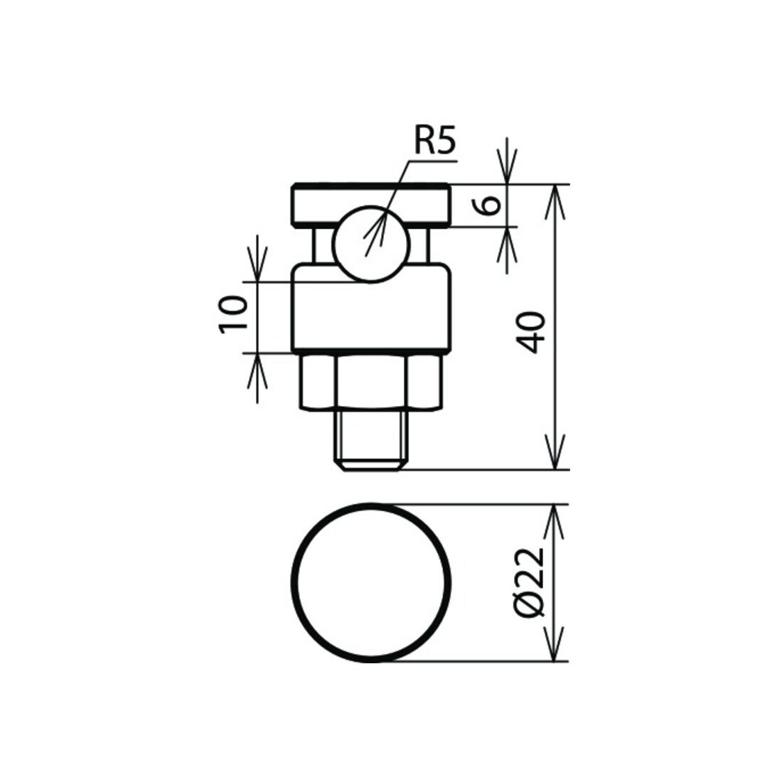 DEHN KS-Verbinder NIRO f. Rd 7-10mm KSV 6.10 V2A