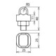 DEHN KS-Verbinder St/tZn f. Rd 7-10mm KSV 7.10 STTZN