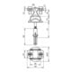DEHN Leitungshalter NIRO f. Rd 8-10 mm LHZS810FL20KS#274160