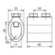 DEHN Manchon de séparation pour Rd 16/8-10 mm Al TM71016AL