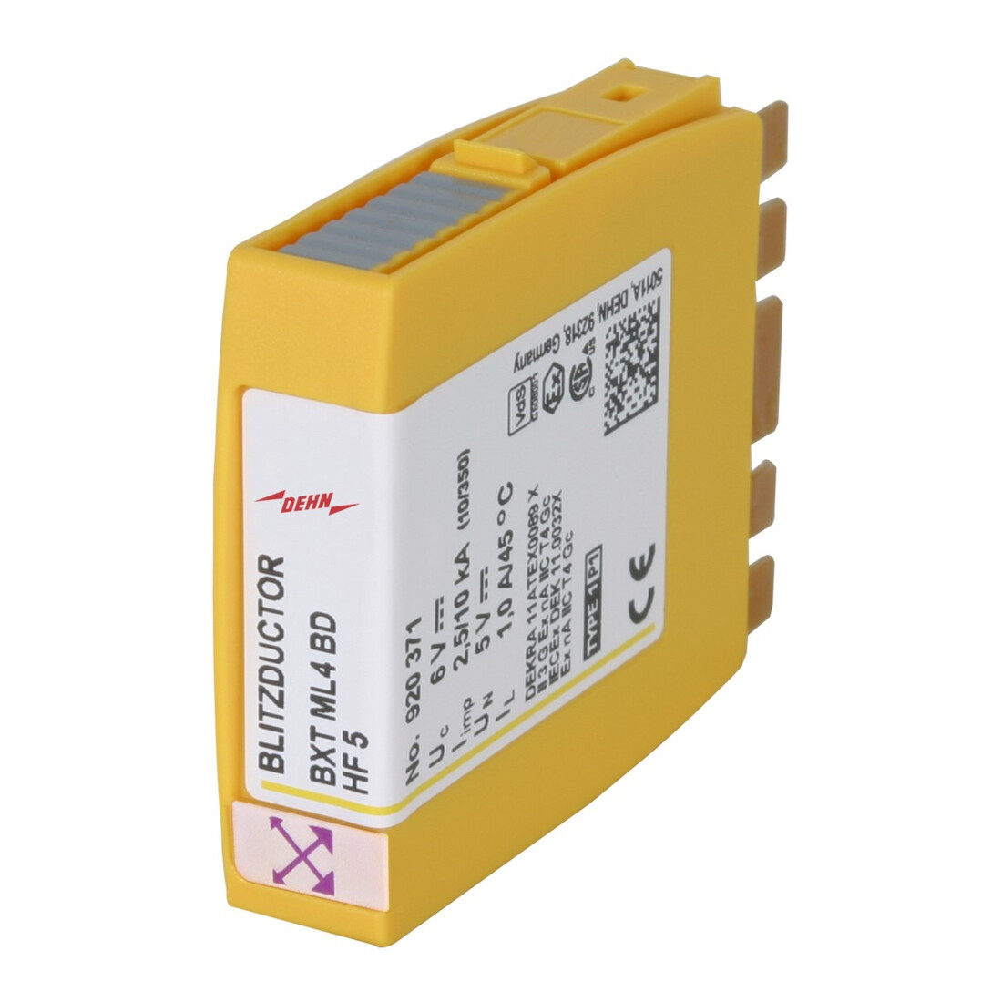 DEHN Module parafoudre Kombi-Ableiter Blitzductor XT BXT ML4 BD HF 5