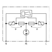 DEHN Module ÜS pour prise de courant de protection STC 230-4