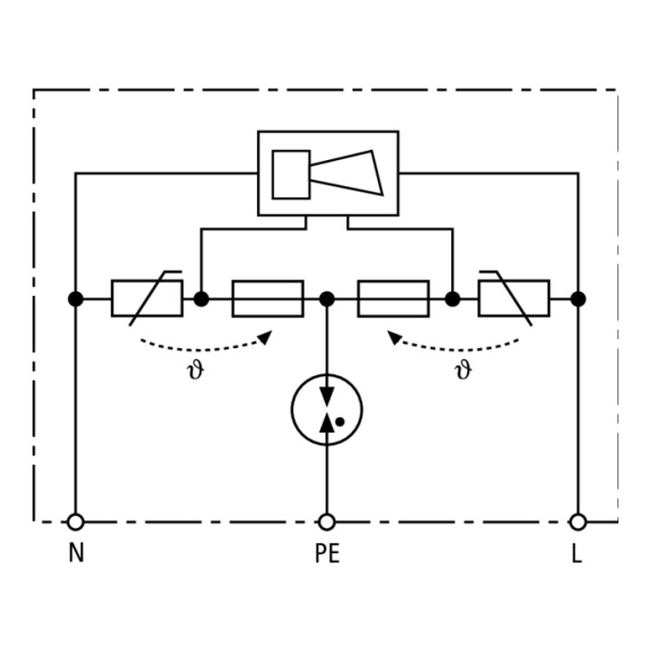 DEHN Module ÜS pour prise de courant de protection STC 230