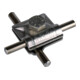 DEHN MV-Klemme NIRO f. Rd 8-10mm MVK 8.10 SKM10X30V2A