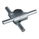 DEHN MV-Klemme St/tZn f. Rd 10mm MVK 10 FRM10X35STTZN