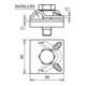 DEHN MV-Klemme St/tZn f. Rd 8-10mm MVK8.10SKM10X30STTZN