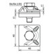 DEHN MV-Klemme St/tZn f. Rd 8-10mm MVK8.10SKM10X30STTZN