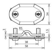 DEHN Nummernschild o. Nummer Al Rd7-10 NS710FL30OZAL-5