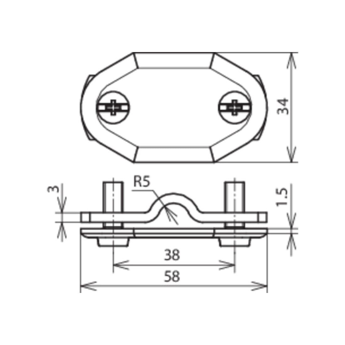 DEHN Nummernschild o. Nummer Al Rd7-10 NS710FL30OZAL