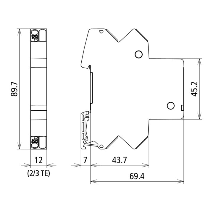 DEHN Parafoudre BCO CL2 BD HC10A 24 12mm Push-In