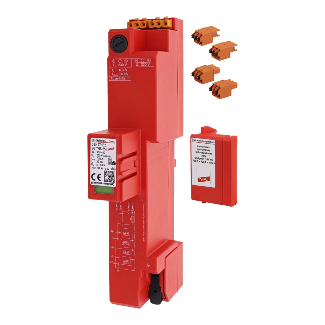 DEHN Parafoudre combiné TN-S DSH ZP B2 SG TNS 255