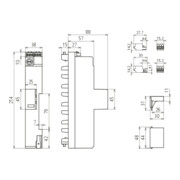 DEHN Parafoudre combiné TN-S DSH ZP B2 SG TNS 255-4
