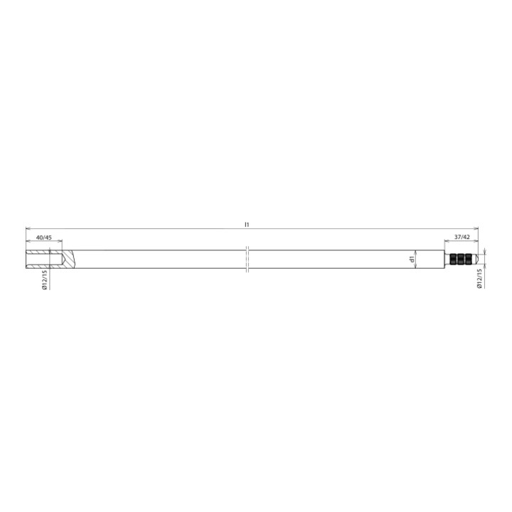 DEHN Parafoudre de terre profond Type Z D20 L1500 pièces/tZn TE201500ZSTTZN
