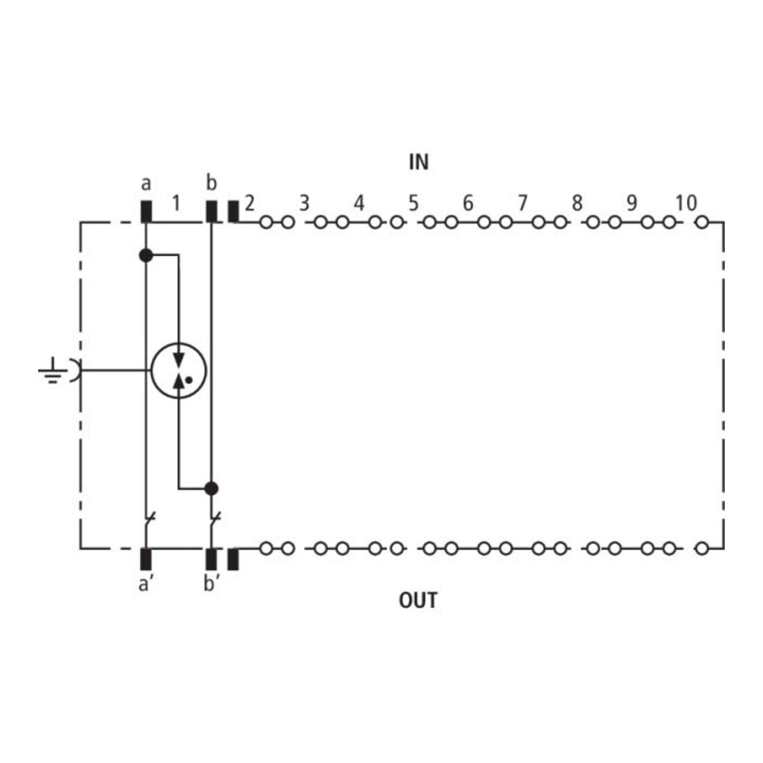 DEHN Parafoudre DEHNrapid LSA pour 10DA DRL 10 B 180