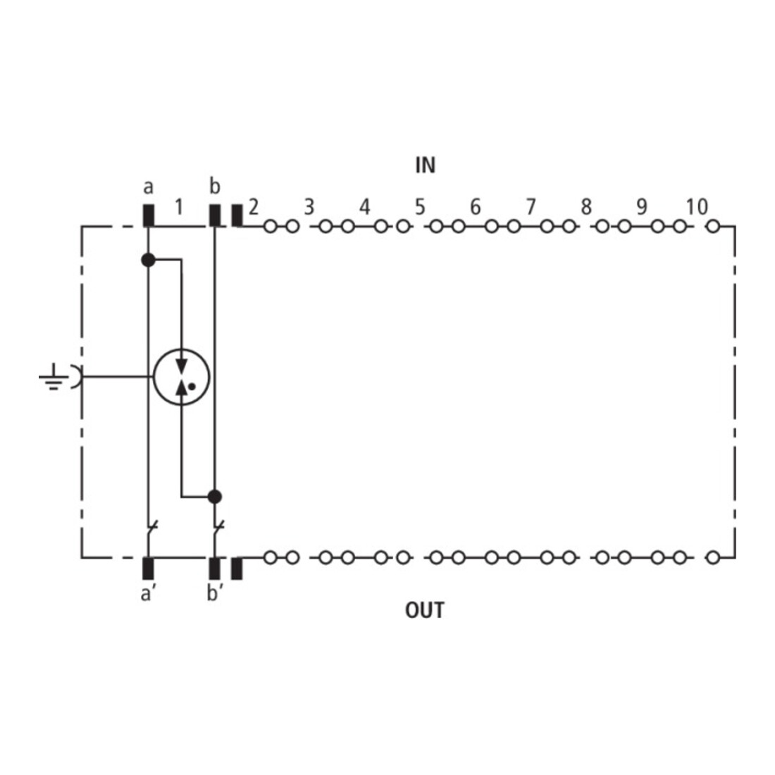 DEHN Parafoudre DEHNrapid LSA pour 10DA DRL 10 B 180
