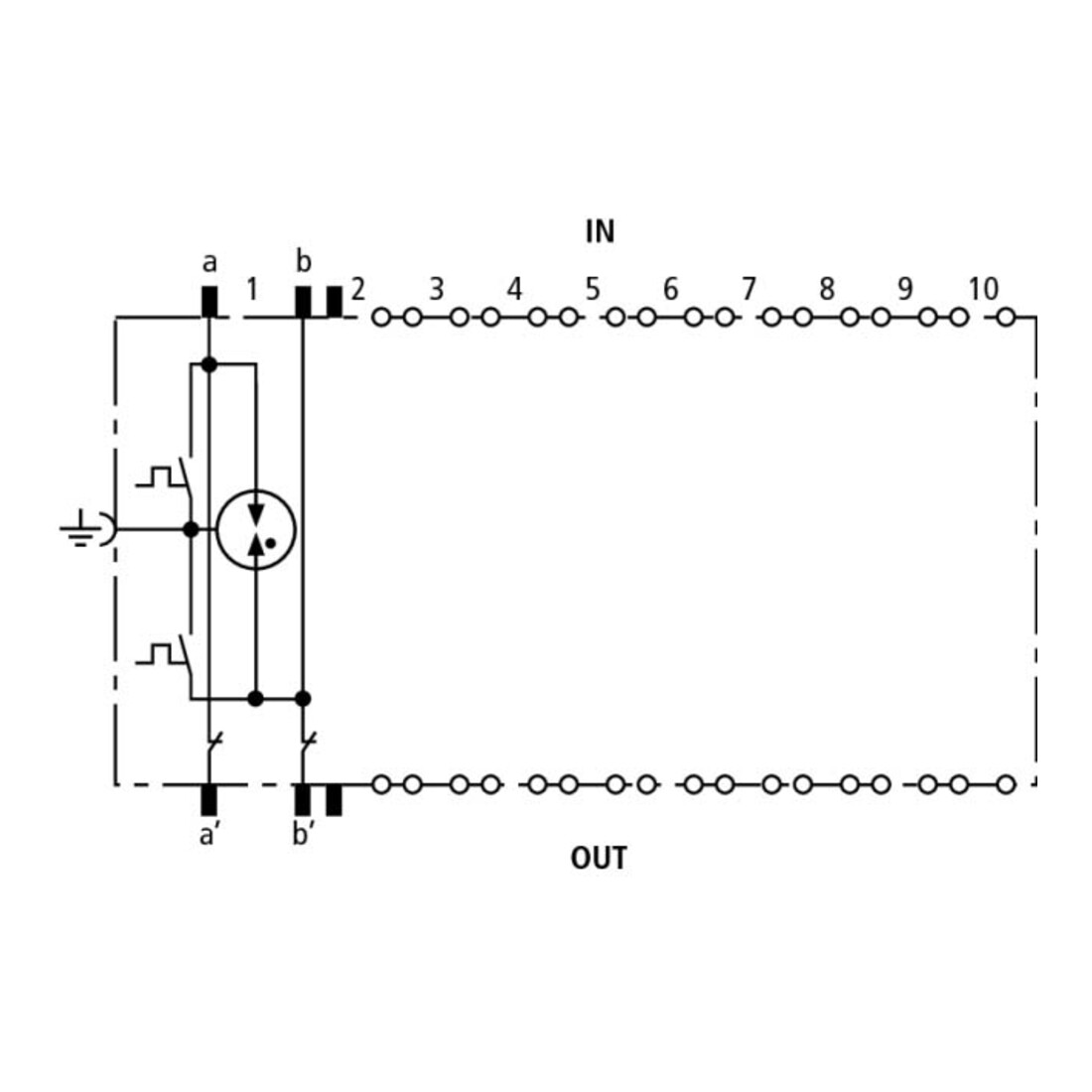 DEHN Parafoudre DEHNrapid LSA pour 10DA DRL 10 B 180 FSD