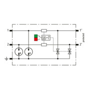 DEHN Parafoudre modulaire combiné pour 2 conducteurs individuels BCO ML2 BE 24-5