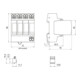 DEHN Parafoudre Type 2 DEHNguard MP 4poles ACI 275 FM