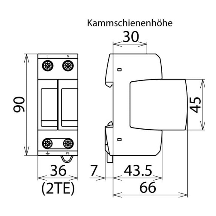 DEHN Parafoudre ÜS DEHNguard DG M TN 275