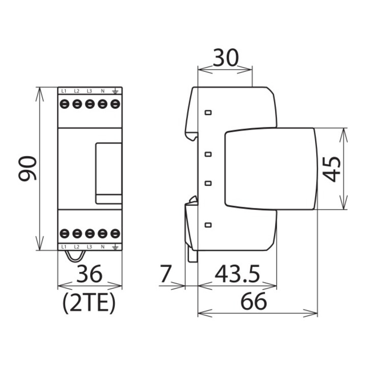 DEHN Parafoudre ÜS DEHNrail DR M 4P 255