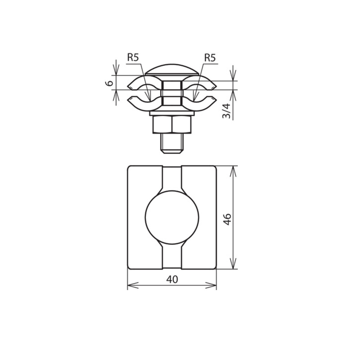 DEHN Parallelverbinder NIRO (V4A) PV 7.10 FRM10X35 V4A