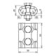DEHN Parallelverbinder St/tZn f. Rd 4-10mm PV 4.10 SKM8X30STTZN