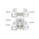 DEHN Partie de base pour Blitzductor XT Ex BXT BAS