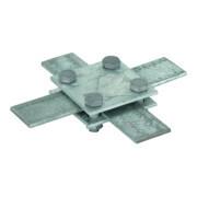 DEHN Pièce croisée St/tZn pour Fl 30/30mm KS FL30 STTZN-2