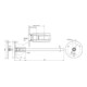 DEHN Point de mise à la terre fixe Type M M10/M12 NIRO EFPMM1012V4AL230STTZ