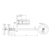 DEHN Point de mise à la terre fixe Type M M10/M12 NIRO EFPMM1012V4AL230STTZ-4