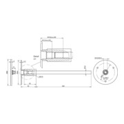 DEHN Point de mise à la terre fixe Type M M10/M12 NIRO EFPMM1012V4AL230STTZ-5
