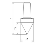 DEHN Pointe de frappe D 20 mm TG/tZn 620 001-4