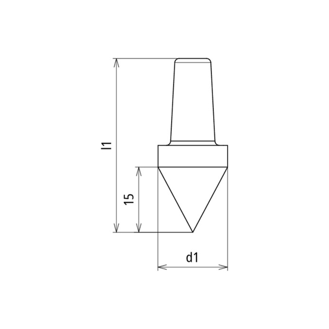 DEHN Pointe de frappe D 20 mm TG/tZn 620 001