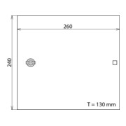 DEHN Potentialausgleich-Gehäuse f.3 LSA-Leiste 10/2 DPG LSA 30 P-3