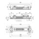 DEHN Potentialausgleichschiene 7x2,5-16 Fl 30x3,5 PAS 9AK