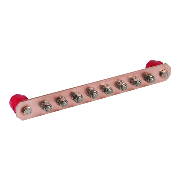 DEHN Potentialausgleichschiene o. Abdeckung Cu PAS I 8AP M10