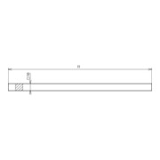DEHN Rail de serrage Ms/gal Sn 10x10x198 KS 198 PAS-4