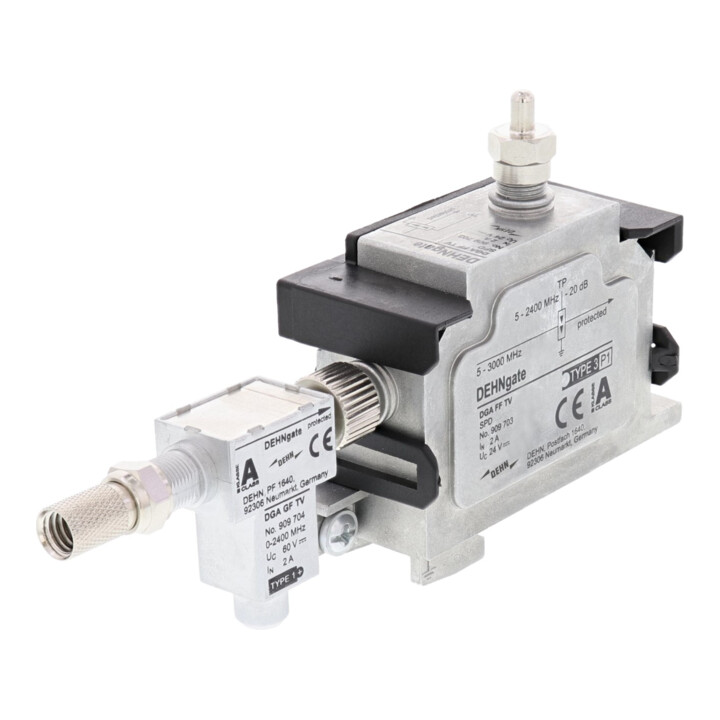 DEHN Set parafoudre combiné DEHNgate DGA GFF TV