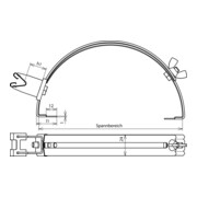 DEHN Support de câble de toit DEHNgrip NIRO DLHDG8H20FG180280V2A-4