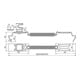 DEHN Support de câble de toit SPANNsnap NIRO/K-gr DLHSS8H36FG#204249
