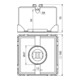 DEHN Support de câble de toiture FB pour toits plats 253 015
