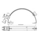 DEHN Support de câble de toiture réglable NIRO DLHDS8H16FG#204109