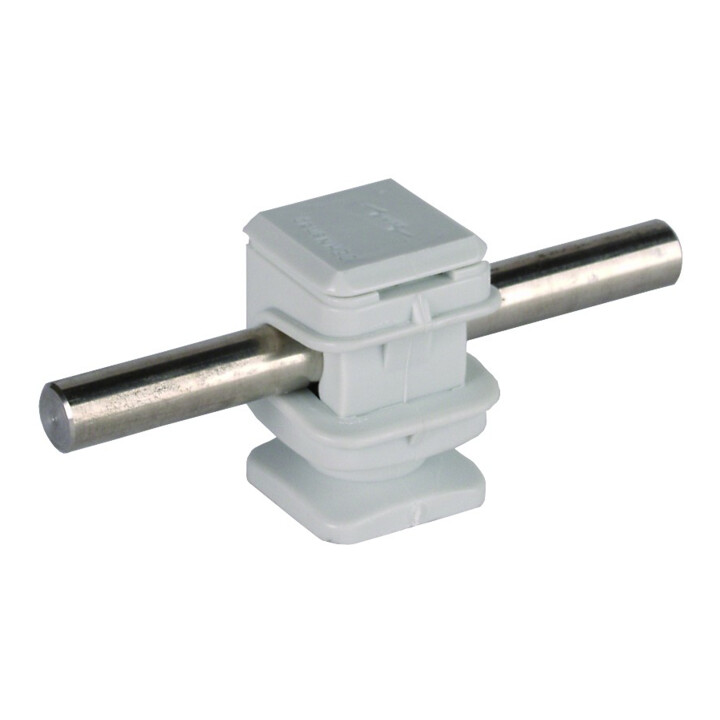 DEHN Support de câble gris H 16 mm pour Rd 8 mm avec M6 LH DS 8 H16 IGM6 GR